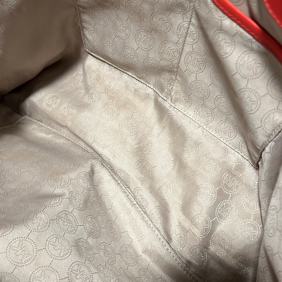 Michael Kors Scarlet Red Tote Bag - Picture 7 of 9